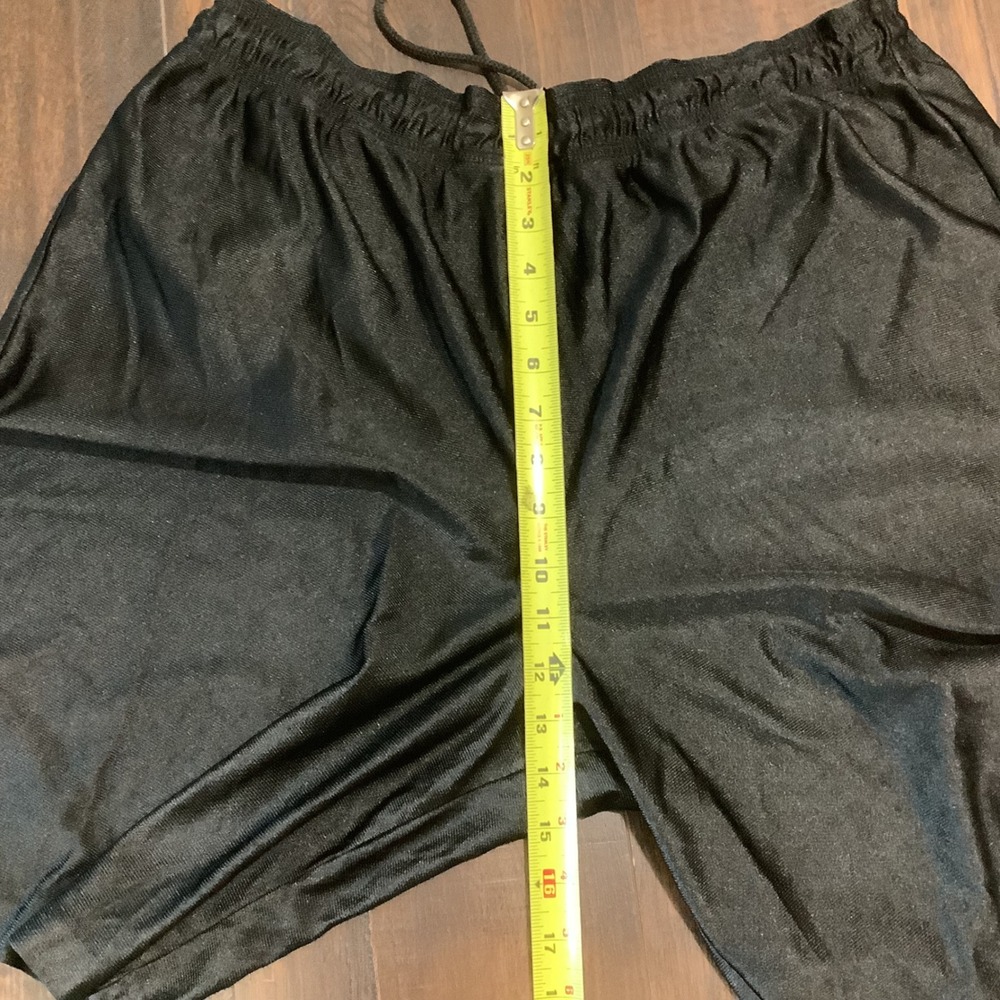 Nike Mens Black Basketball Shorts XL Elastic Waist Athletic Gym Activewear - Picture 4 of 9